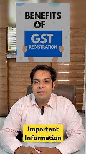 Benefits of GST Registration #gst