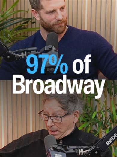 97% of Broadway musicals were written or scored by a Jew. 0.2% of the world's population, and somehow the soundtrack of the American century. Punching above our weight isn't a recent development or a lucky streak. It's the pattern. Our work today is making sure our kids inherit that as something they know about themselves. 🎙️Being Jewish with Jonah Platt. Search the show on YouTube, Apple or Spotify. #broadway #theater #newyork #jewish #heritage #icon #story #history #art #music #inspiration #m