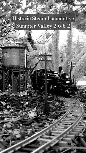 Historic Steam Train: Sumpter Valley Mallet in the Garden