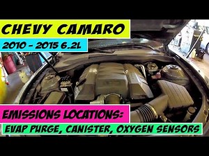 ⫷ Chevy │ Camaro │ 2010 - 2015 6.2L │ Emissions Locations: PCV, EVAP, Oxygen Sensors ⫸