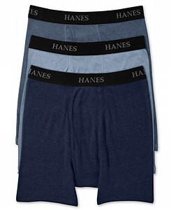 Hanes Men's Big & Tall 3-Pk. Boxer Briefs - Macy's