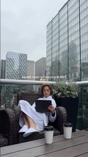 SECRET ROOM WITH BALCONY IN NYC 🤫👀✨