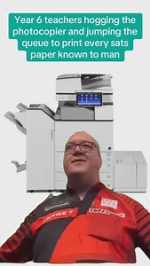 12K views · 69 reactions | Year 6 teachers hogging the photocopier and jumping the queue to print every sats paper known to man | ICT with Mr P - Tech to Raise Standards | Facebook
