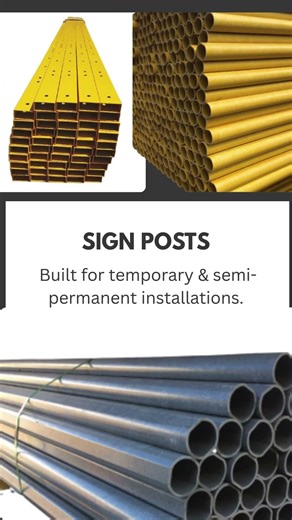 Sign Stands & Posts for Construction Sites | Stable & Easy Setup