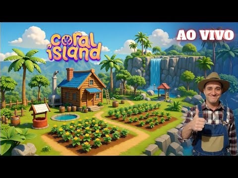 CORAL ISLAND AO VIVO ❄️ CUIDANDO DA MINHA FAZENDA NO INVERNO | GAMEPLAY
