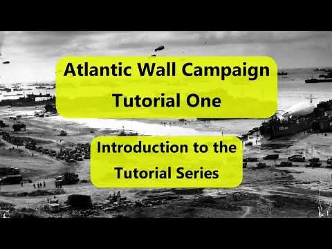 Campaign Tutorial 1: Intro, Rules and Errata Counters - Atlantic Wall (Decision Games)