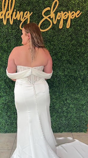 Elegant Satin Wedding Dress Inspiration