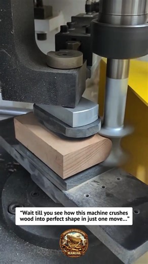 This Machine Turns Solid Wood Into Perfection in Seconds 🤯 #shorts #machine #wood