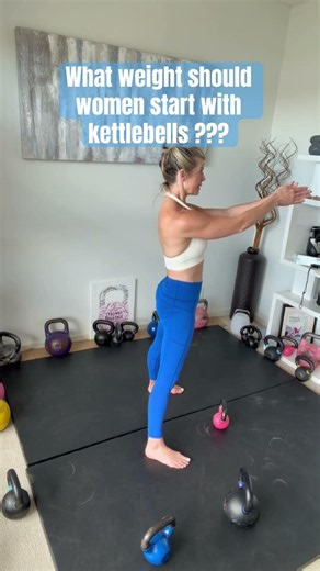 What weight should women start with for kettlebells?