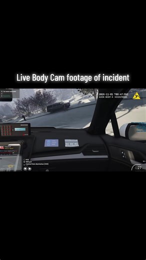 NYPD officers responded to a report of a man armed with an axe in Central Park. Upon arrival, the individual fled, and officers discharged their firearms. #fivem #gta5rp #nypd #lawenforcementcommunity #newyorkcity