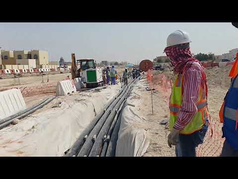 How to install High Voltage 132kV Cable underground network