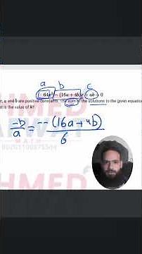 Digital SAT Math: The Ultimate Desmos Regression Hack (Sum of Roots)