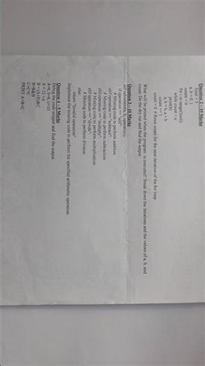 Assessment on Data Structure with Python-Part 1