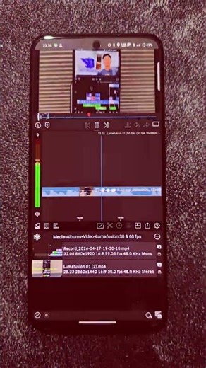 Tutorial edit video di aplikasi Lumafusion android dengan HP