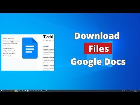 How to Download Files From Google Docs