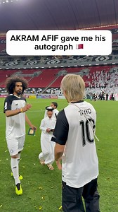 AKRAM AFIF gave me his autograph 🇶🇦 #akramafif #alsadd | Taiyo Jr