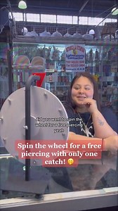 Spin the wheel for a free piercing. #piercing #piercingcheck #piercingideas #thepiercingworld #thepiercingclub #fyp #foryou #foryourpage | The Piercing Life