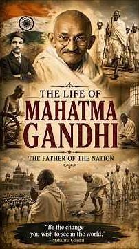 Mahatma Gandhi: Father of India and A Peaceful Rebel Who Changed the World...