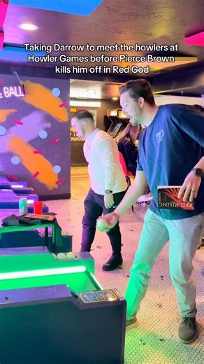 Alysha 🐉🪐📚 on Instagram: "I took Darrow to the Howler Games to meet the howlers before @piercebrownofficial kills him off in Red God! He got to meet @mattdinniman @maudesbookclub @litescalates @t.d.orel and @bentalksbooks @branden_dunn_books @kassbookreviews @bloodydamncam #books #booktok #bookstagram #booksta #bookworm #fantasybooks #fantasy #scifi #redrising #piercebrown"