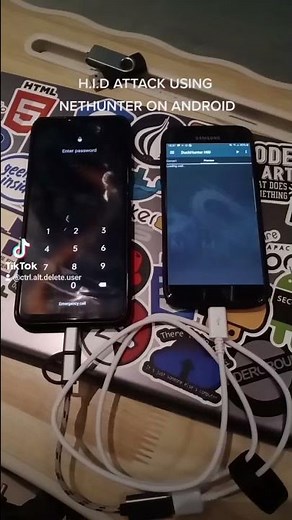 Kali Nethunter HID Attack (Brute forcing Android lock screen 4digit pin)