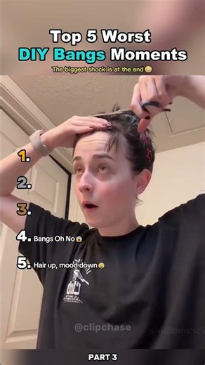Top 5 Worst DIY Bangs Moments Part 3