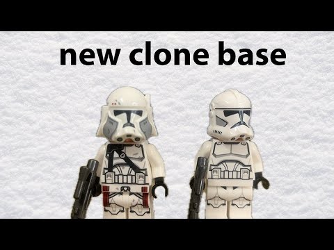the new clone base battle lego stop motion