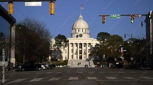 Downtown Montgomery_Alabama_Footage_V1-0007 Stock Video