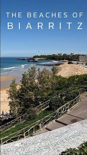 A STUNNING Walking Tour of the BEACHES of Biarritz France