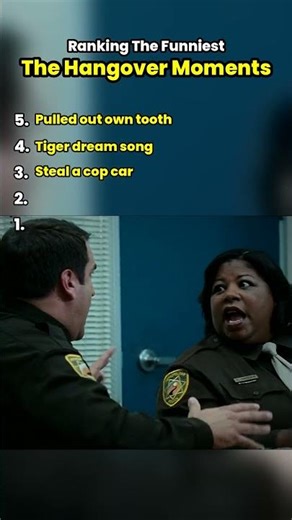 Ranking Funniest The Hangover Moments