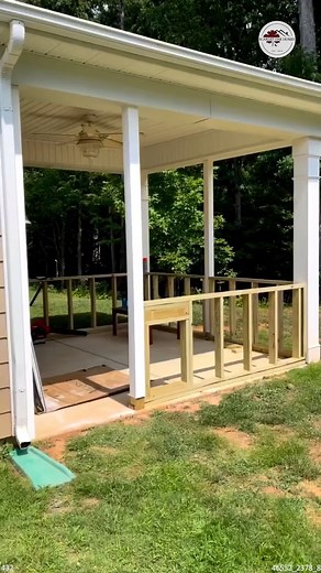 Screened Porch Build #PorchBuild #HomeImprovement #DIYPorch | Scarlet Oak Homes