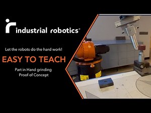 Part in Hand Robotic Grinding with No-code programming | EASY TO TEACH Solution