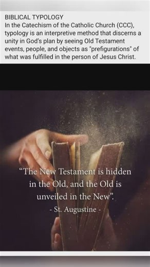BIBLICAL TYPOLOGY #CATHOLIC FAITH #fyp #fypシ゚viral🖤tiktok