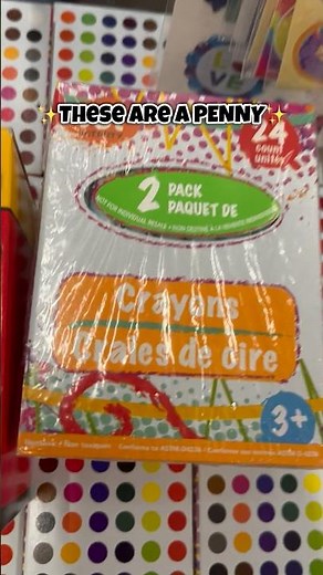 This is how you find penny crayons @ Dollar Tree #PennyFinds #DollarTreeFinds #clearance #momlife