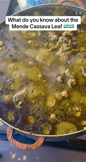 The Mende tribe’s Cassava Leaf is more than just food it’s a story. Slow-cooked leaves, rich palm oil, spices, smoked fish or meat, and that deep Sierra Leonean flavor that feels like home. One taste and you’ll understand why it’s a cultural treasure. 🥘✨ #fbyシvideo #FacebookPage #facebookpost | Betty Jamiru