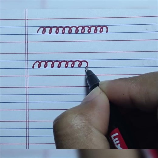 Basic stroke to improve Cursive handwriting practice (day2)