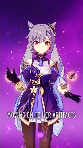 Keqing Physical Build Guide in under a minute #genshinimpact #genshin #keqing #keqingbuild