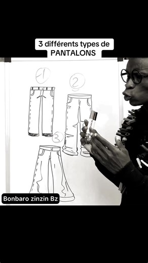 03 différents types de pantalons …. #pantaton #dessin de mode # dessin facile #easydraw #easy #dessinfacile # viral #benintiktok🇧🇯