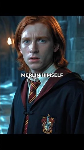 Hogwarts Students Defeat Ancient Curse With Merlin's Help! #shorts