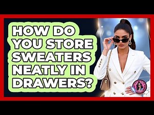 How Do You Store Sweaters Neatly In Drawers?