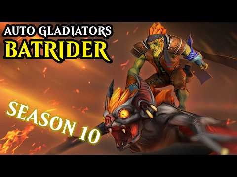 First Time Batrider - Auto Gladiators Dota 2 Arcade!