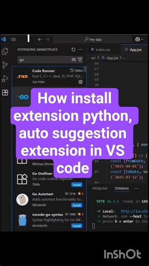 How to upload extension in VS Code_ _ How to install-extension in VS Code manually #shorts #short (1) | Infy SKY | Facebook