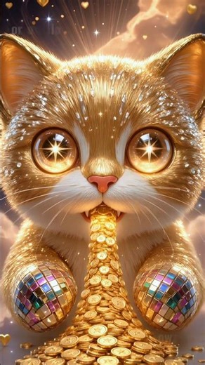Lucky Golden Fortune Cat releases endless abundance