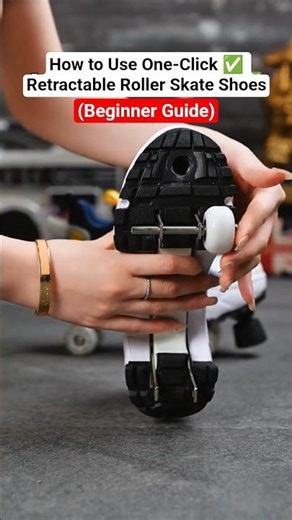 How to Use One-Click Retractable Roller Skate Shoes (Beginner Guide) ✅