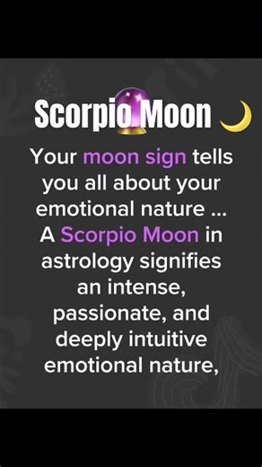 # Scorpio Moon 🌙 ♏️