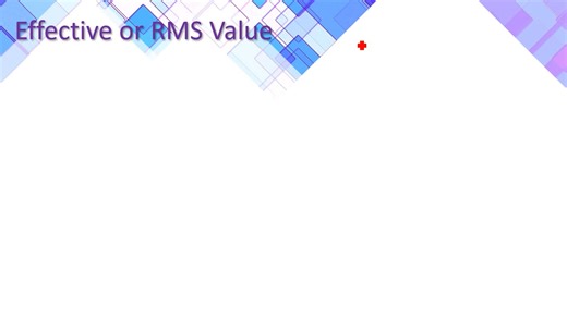 Effective or RMS Value