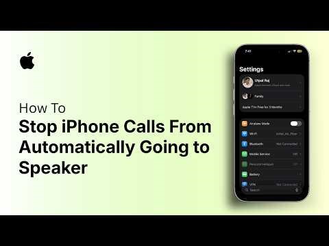 How to Stop iPhone Calls From Automatically Going to Speaker