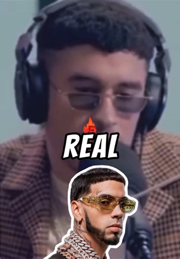 BAD🐰BUNNY: CON ANUEL🐐AA ES DE LOS POCOS QUE HABLO⁉️🤷🏻‍♂️ #badbunny #anuelaa