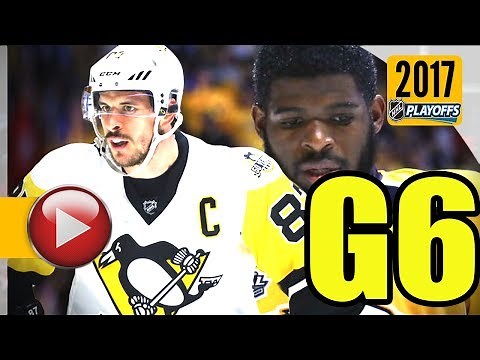 Pittsburgh Penguins vs Nashville Predators. 2017 NHL Playoffs. Stanley Cup Final. Game 6. (HD)