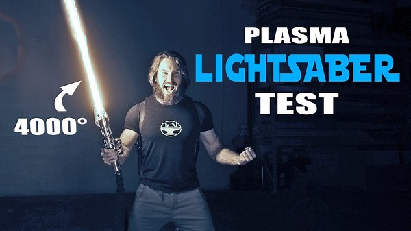 4000° Proto-Lightsaber Test (Cuts Anything!)