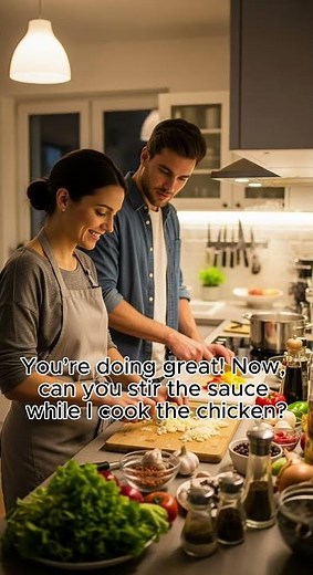 1/18 Cooking Dinner | Easy English Conversation for Beginners #english